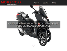 Tablet Screenshot of moto-story.com